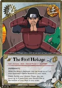 The First Hokage card artwork