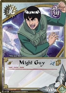 Might Guy card artwork