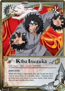 Kiba Inuzuka card artwork