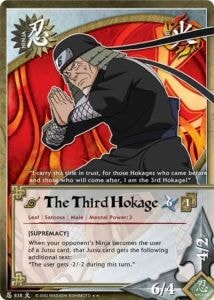 The Third Hokage card artwork