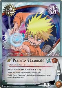 Naruto Uzumaki card artwork