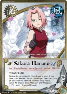 Sakura Haruno card artwork
