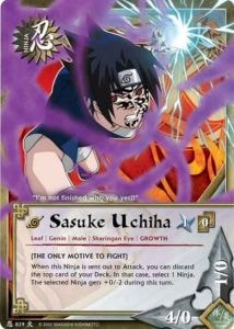 Sasuke Uchiha card artwork