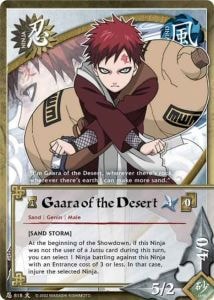 Gaara of the Desert card artwork