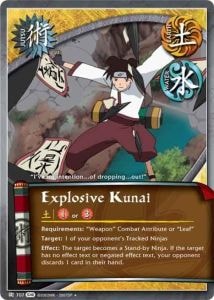 Explosive Kunai card artwork