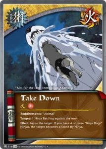 Take Down card artwork