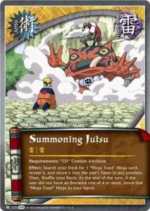 Summoning Jutsu card artwork