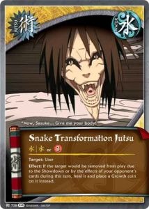 Snake Transformation Jutsu card artwork