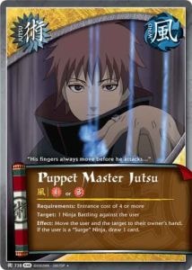 Puppet Master Jutsu card artwork