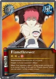 Flamethrower card artwork