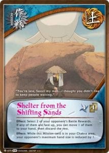 Shelter from the Shifting Sands card artwork