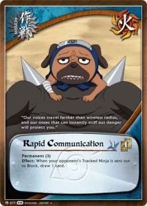 Rapid Communication card artwork