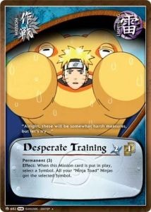 Desperate Training card artwork