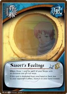 Sasori's Feelings card artwork