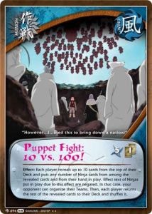 Puppet Fight: 10 vs. 100! card artwork