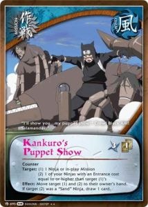 Kankuro's Puppet Show card artwork