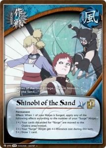 Shinobi of the Sand card artwork
