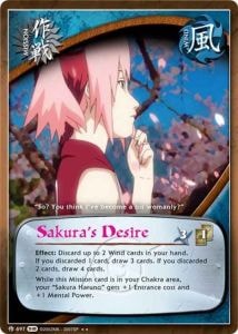 Sakura's Desire card artwork