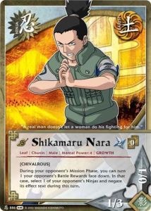 Shikamaru Nara card artwork