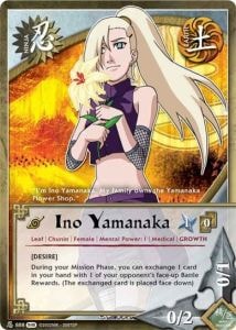 Ino Yamanaka card artwork