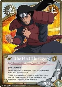 The First Hokage card artwork