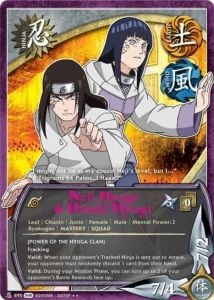 Neji Hyuga & Hinata Hyuga card artwork