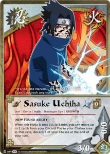 Sasuke Uchiha card artwork