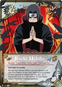 Itachi Uchiha card artwork