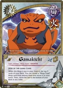 Gamakichi card artwork