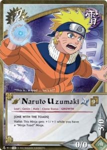 Naruto Uzumaki card artwork