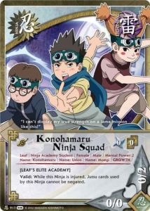 Konohamaru Ninja Squad card artwork