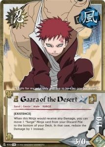 Gaara of the Desert card artwork