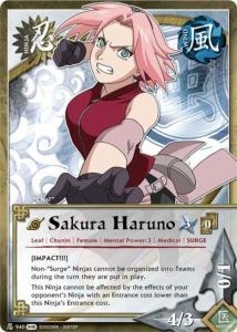 Sakura Haruno card artwork