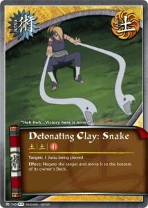 Detonating Clay: Snake card artwork