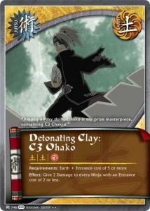 Detonating Clay: C3 Ohako card artwork
