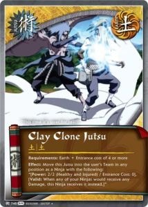 Clay Clone Jutsu card artwork