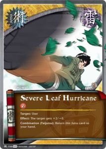 Severe Leaf Hurricane card artwork