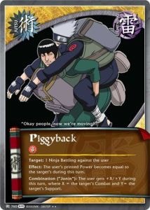 Piggyback card artwork