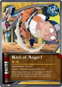 Kick of Anger! card artwork
