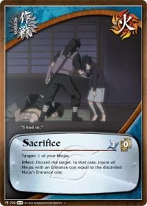 Sacrifice card artwork