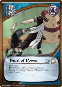 Burst of Power card artwork