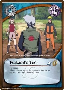 Kakashi's Test card artwork