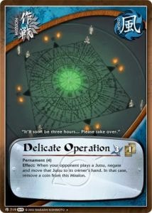 Delicate Operation card artwork