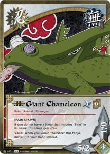 Giant Chameleon card artwork