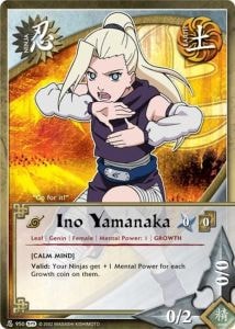 Ino Yamanaka card artwork