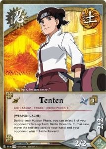 Tenten card artwork
