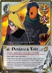 Deidara & Tobi card artwork