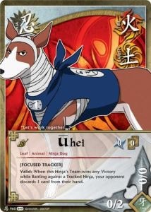Uhei (accent over the U) card artwork