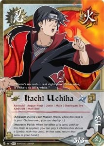 Itachi Uchiha card artwork