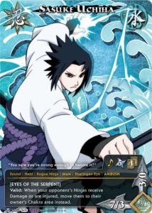Sasuke Uchiha card artwork